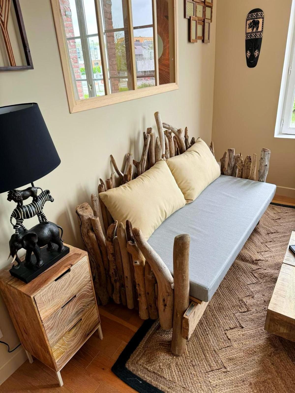 Duplex Safari Jusqu'A 4 Personnes, Spa, Cinema Et Lit Sous Les Arbres, Day Use, 10 Min Centre Амиен Екстериор снимка