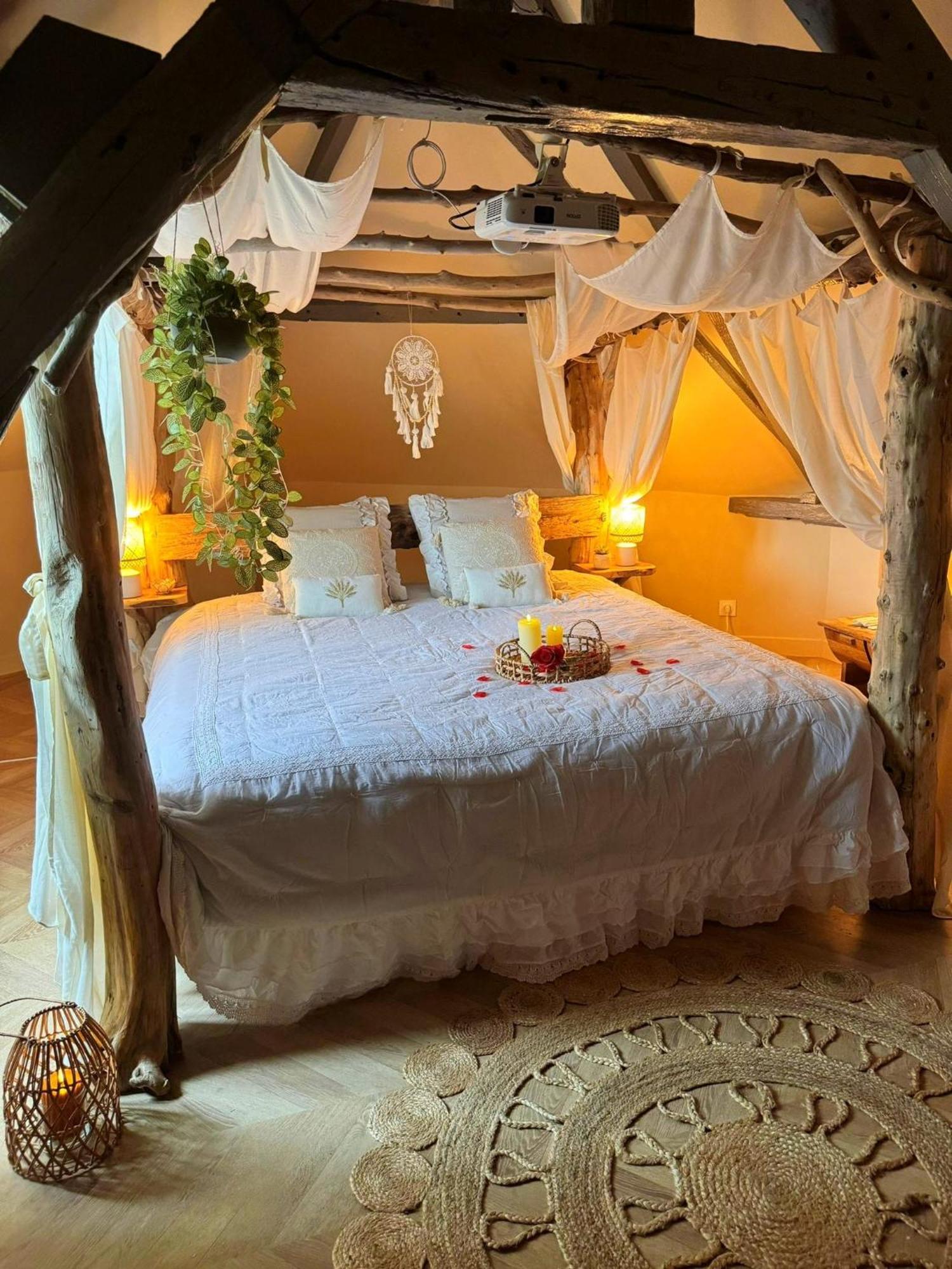 Duplex Safari Jusqu'A 4 Personnes, Spa, Cinema Et Lit Sous Les Arbres, Day Use, 10 Min Centre Амиен Екстериор снимка
